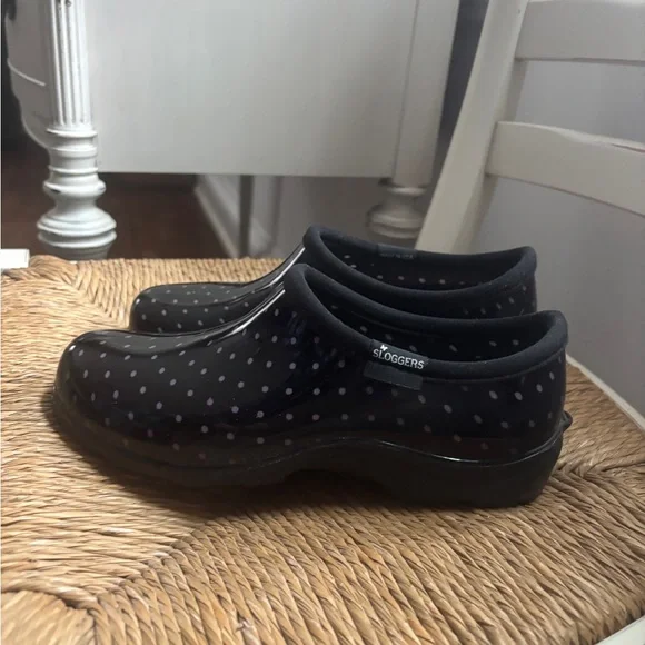 Sloggers garden, rain shoes, chicken feeding, polka dot size 7 - Picture 2 of 6